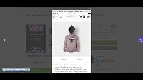 Ionic WooCommerce API   PhoneGap Cordova Full Hybrid App free Download