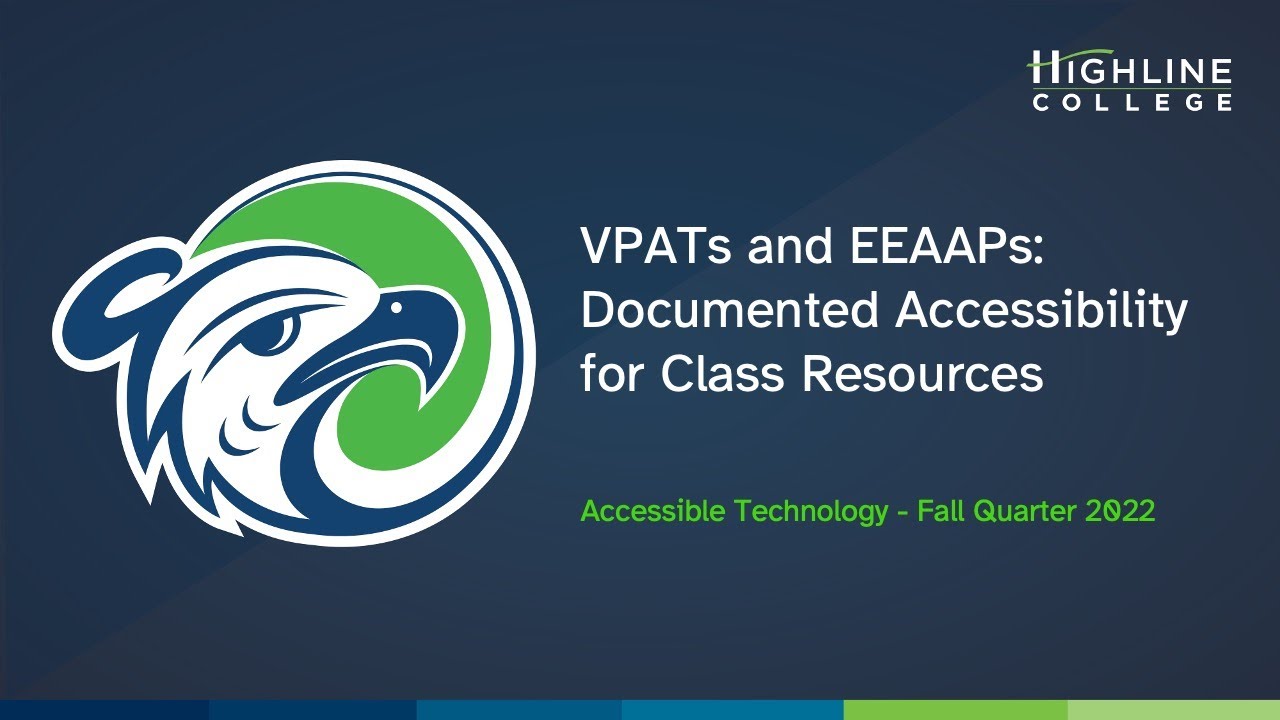 VPATs and EEAAPs Overview YouTube