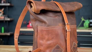 How to Make a Roll-Top Backpack with Claridge Leather