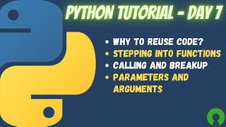 Python Programming Tutorial | Day 7 - Open Source Special Lab | BITSATHY