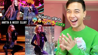 Anitta \& Missy Elliot Performs Envolver \& Lobby | LIVE on AMAs 2022 | REACTION