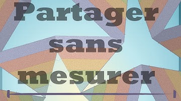 Partager équitablement un segment sans mesure