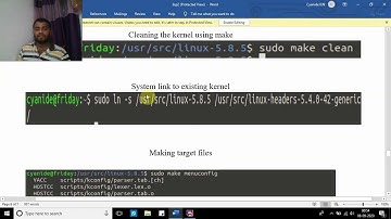 Exp2: Kernel configuration, compilation and installation