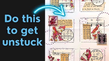 Get unstuck with this art exercise - Grid journaling to beat artist’s block