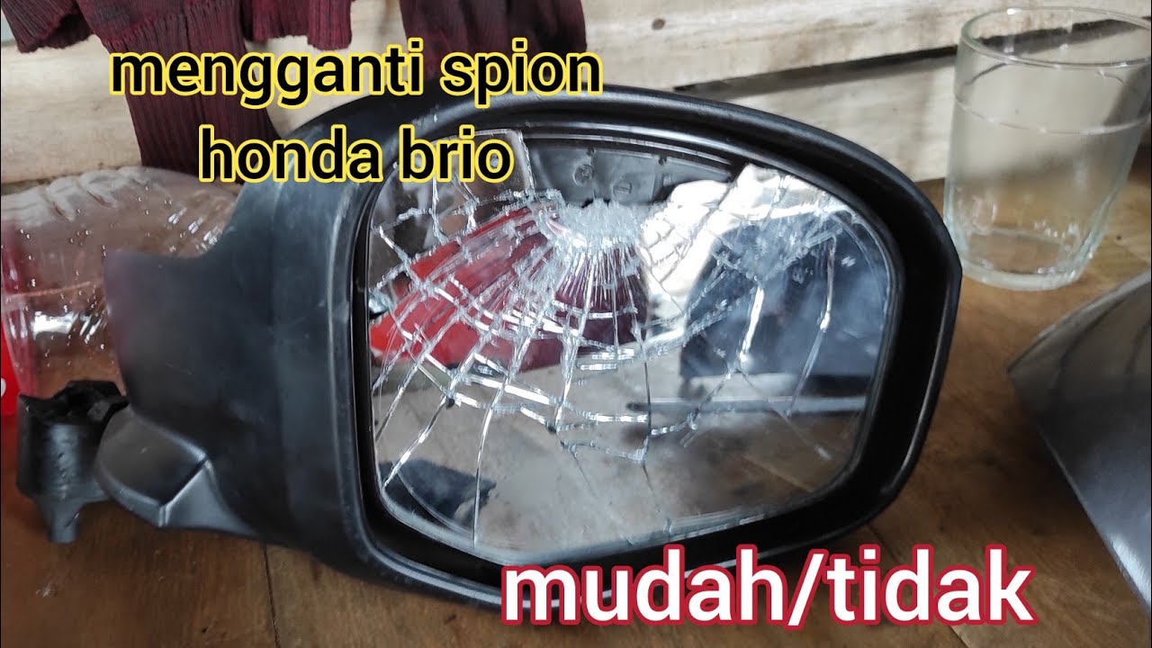 cara melepas spion honda brio