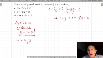 HL Row reduction system of infinite equations