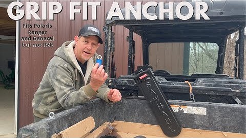 REVIEW GripPRO ATV Tie Down Anchors to fit Polaris Ranger & General Lock & Ride - Set of 6