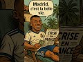 👉 Mbappé : Madrid, la belle vie ? 🇪🇸💸#Mbappe #RealMadrid #Football #Caricature #Humour