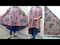 Full umbrella trending high low frock very easy cutting and stitching.