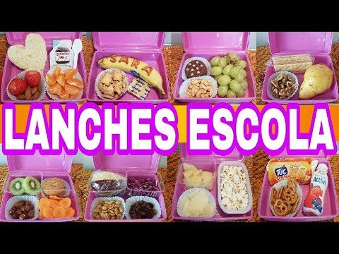 Preparando o lanche da escola | 8 Opções de Lanches saudáveis