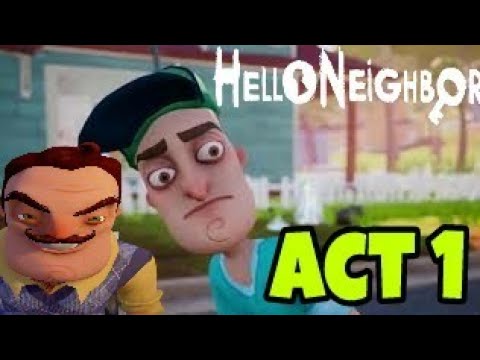 carlaylee hd gaming Hello Neighbor Act 1 Walkthrough! How to get to the basement