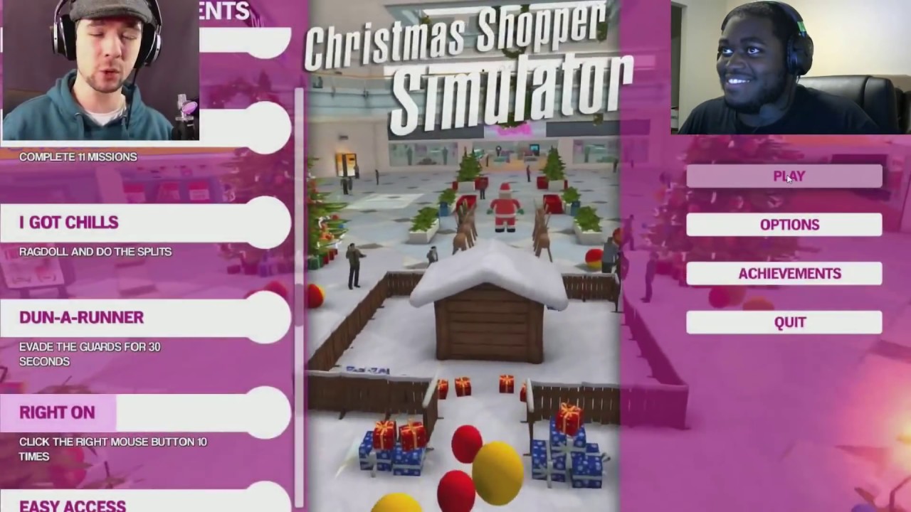 jacksepticeye christmas shopping simulator reaction christmas shopping simulator jacksepticeye