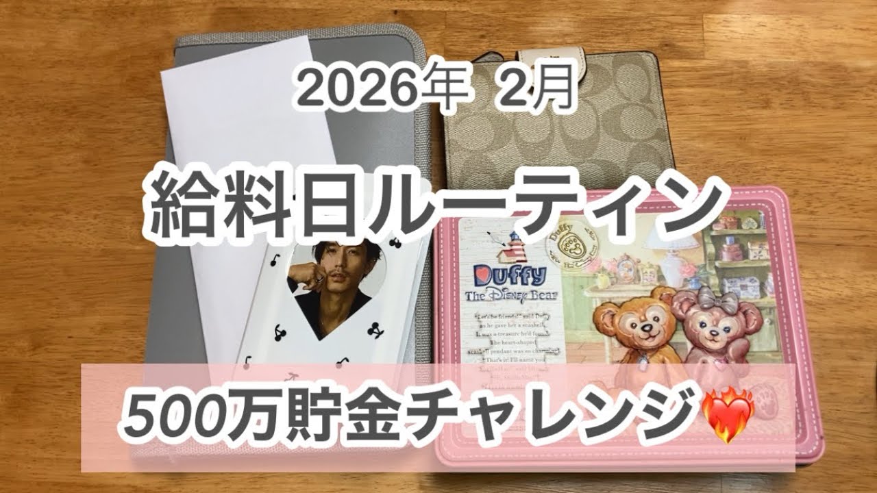 【給料日ルーティン】2月 20代後半 500万貯金への果てしない道のり