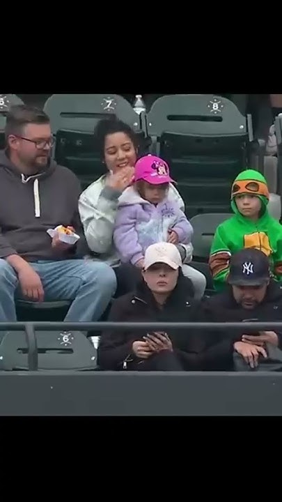 image of Kid in michelangelo tmnt costume gets foul ball and THROWS IT BACK!! 🤣🤣 - YouTube