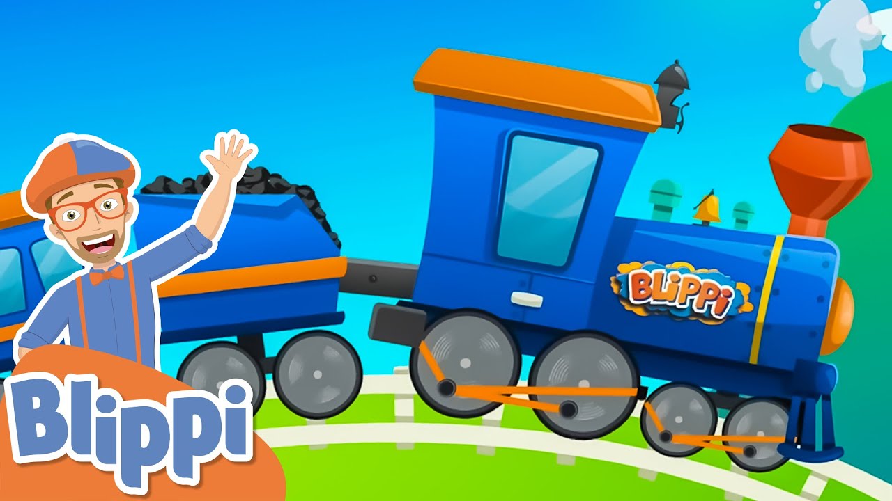 Steam Train Song｜Blippi｜Children's Music｜Trucks For Kids｜Gecko's Songs