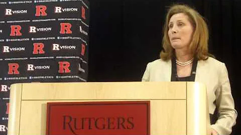 Julie Hermann introduced as Rutgers Athletic Direc...