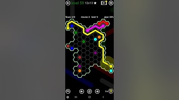 How To Solve Flow Free Hexes Amoeba Pack Level 59 12x13 Board Walk Through Solution Walkthrough