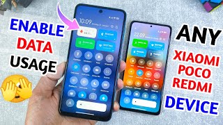 How To Enable Data Usage in Control Center In Miui 12.5 | Enable Data Usage In MIUI  12.5 ENHANCED Wealth