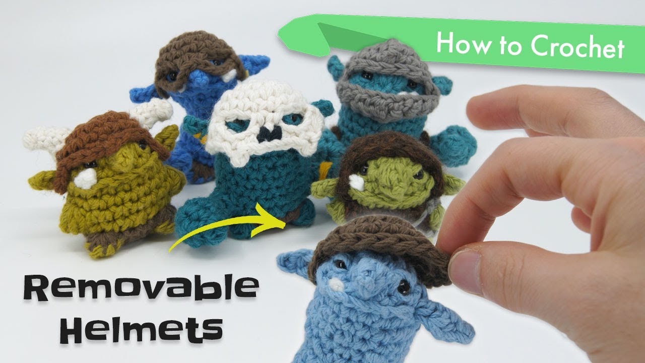 How to Crochet Removable Helmets and Hoodies YouTube
