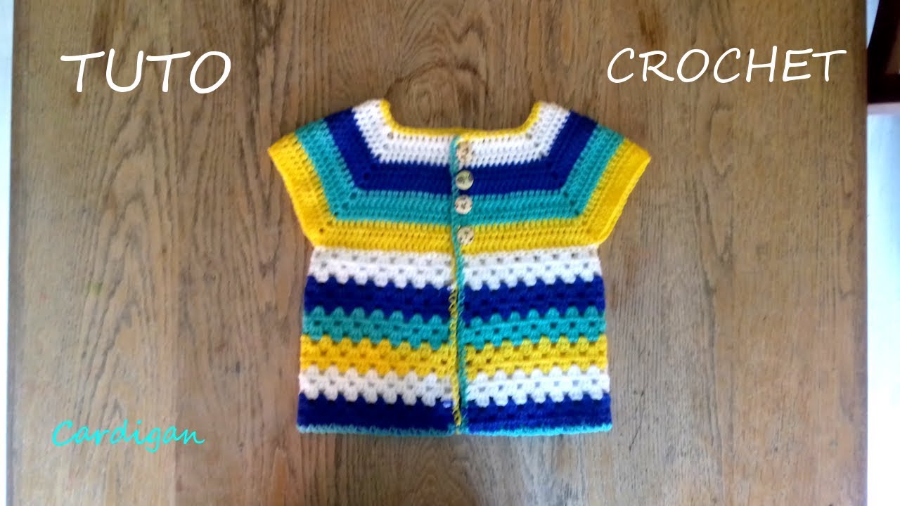 Tuto Facile Gilet Veste Enfant Au Crochet By Alextitia Tuto Crochet