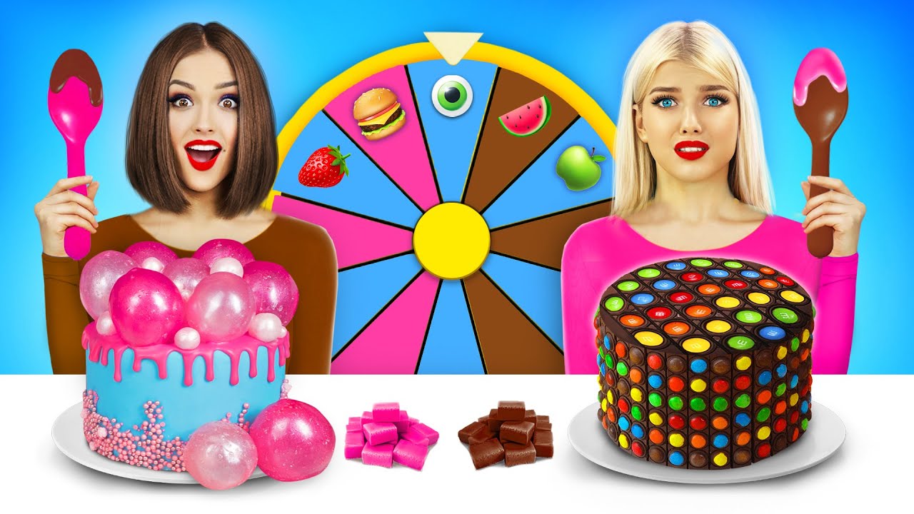 Bubble Gum VS Chocolate Food Challenge Yummy Battle with Chocolate