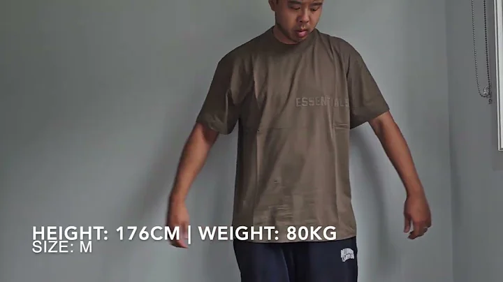 Essentials Fear of God Tshirt - Wood - Unboxing and Sizing Guide