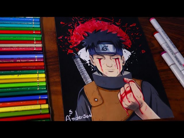 COMO DESENHAR ITACHI UCHIHA E SHISUI UCHIHA (NARUTO) - PASSO A PASSO / How  to draw Itachi 