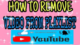 HOW TO | REMOVE VIDEO  |FROM PLAYLIST (TAGALOG) screenshot 1