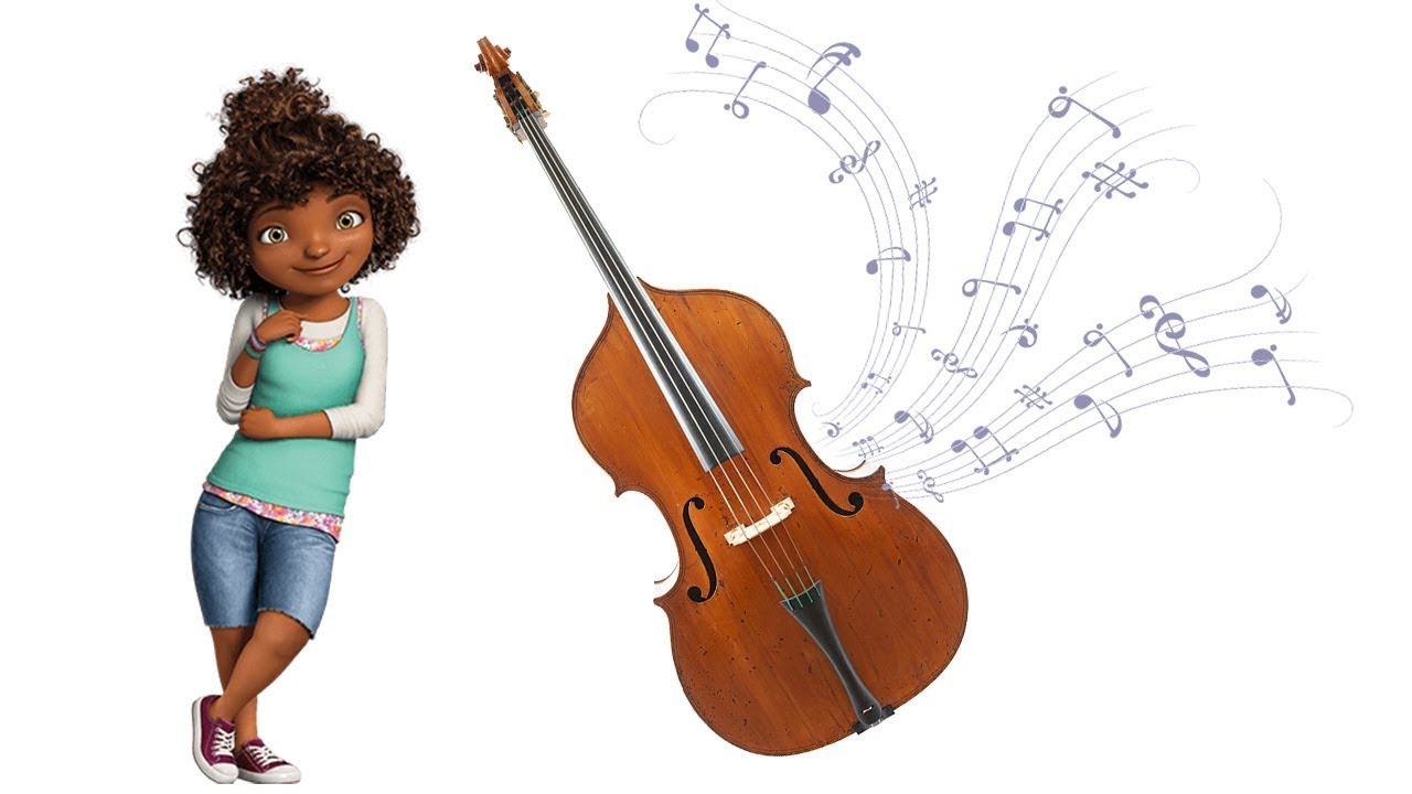 Music For Children. Learn Musical Instruments And Sounds For Kids. Violin Viola Cello Bass Harp