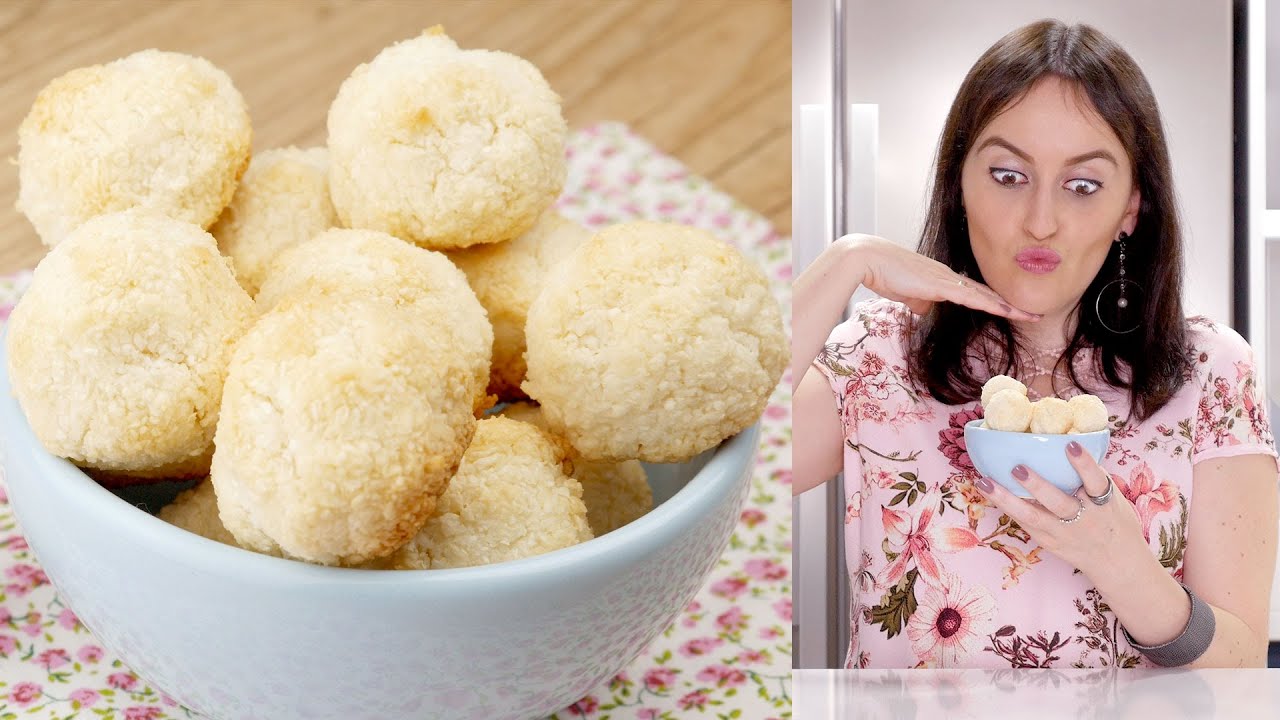 BISCOITO DE COCO COM CLARAS SEM GLÚTEN E SEM LACTOSE | Cook'n Enjoy #439