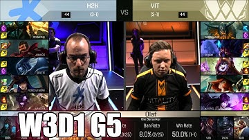 H2K Gaming vs Vitality | Week 3 Day 1 S6 EU LCS Spring 2016 | H2K vs VIT G1 W3D1