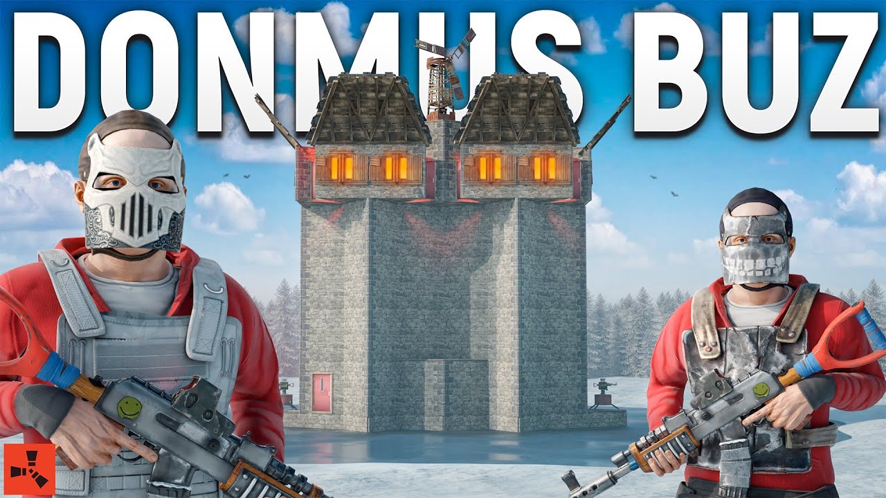 BUZUL PARÇASININ ÜSTÜNDE KRALLIK KURUP ETRAFIMIZDAKİ HERKESİ RAİDLEDİK 🧊 I Rust Türkçe