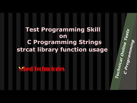 C programming question on strcat string library function usage
