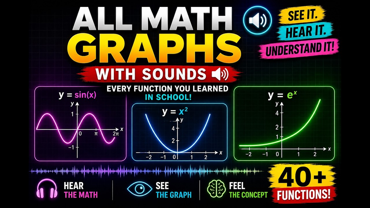 Sounds of Every Math Function You Learned in School | Functions ...