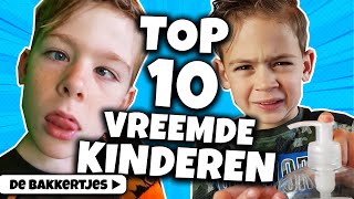 TOP 10 RARE KINDEREN !! 🤪 - De Bakkertjes #280