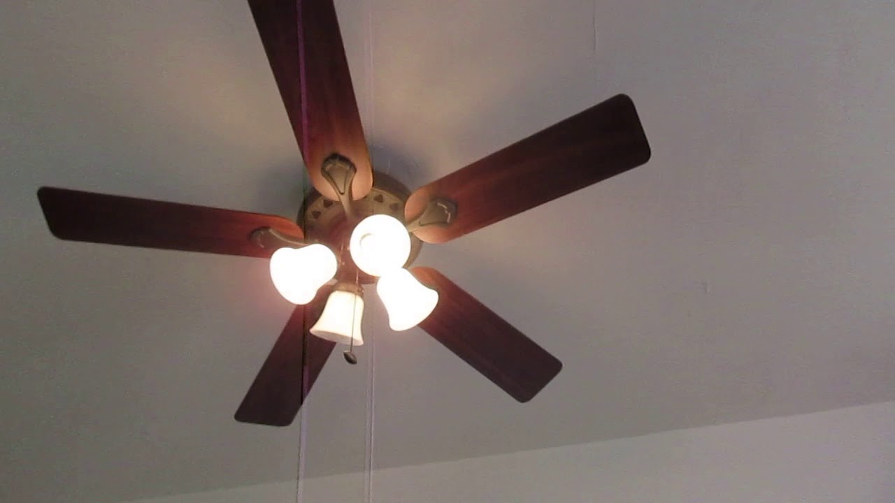 2 Of 2 Hunter Westminster Ceiling Fan At Camp Youtube