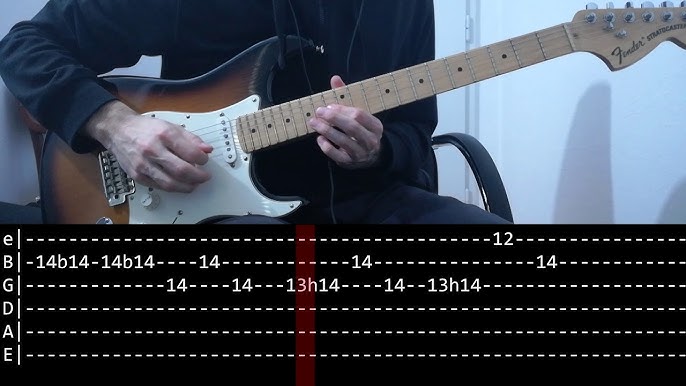 John Frusciante - How deep is your love (Guitar lesson with TAB