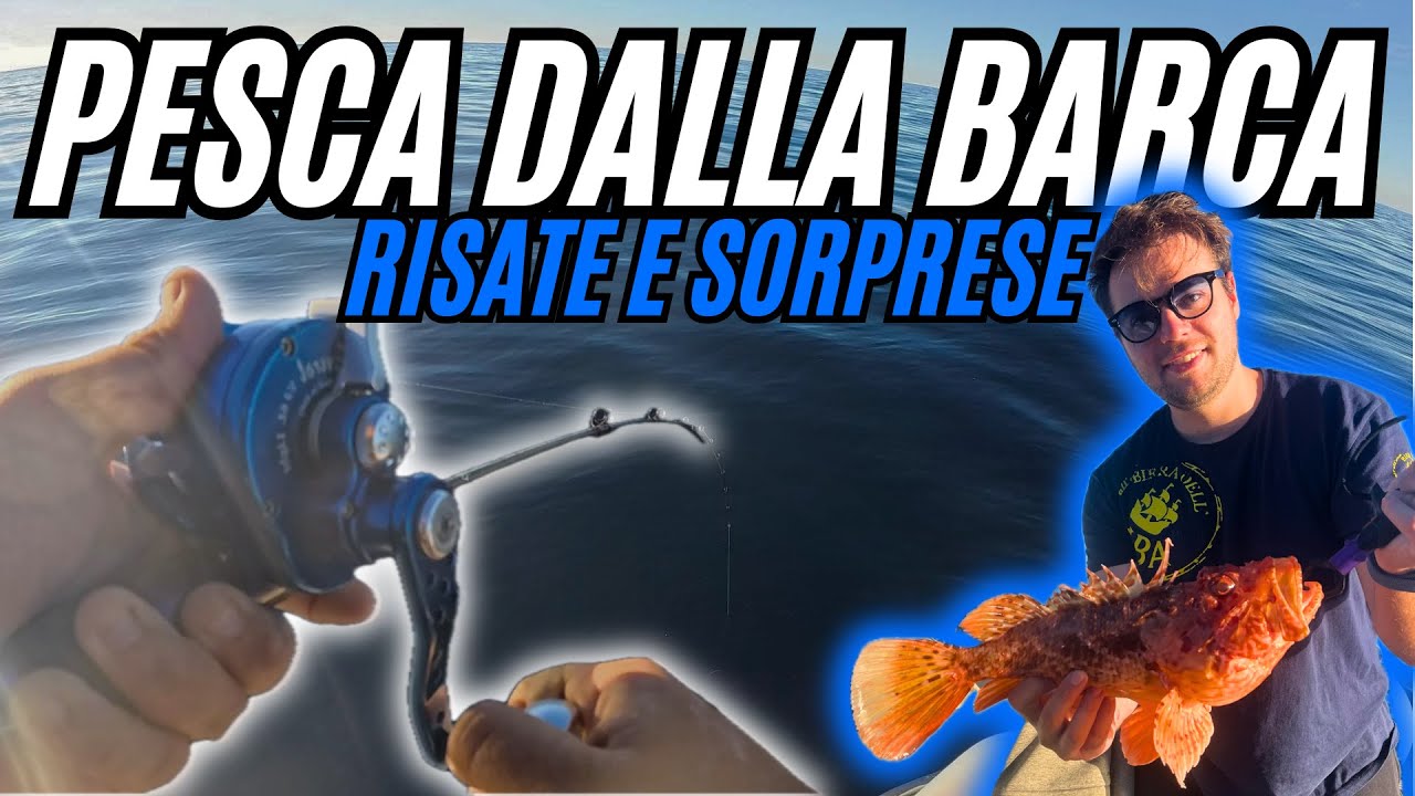 PESCA dalla BARCA | Tecniche verticali, risate e amicizia