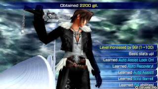 Dissidia 012 Final Fantasy - Squall lv.1 to lv.100 the fastest way