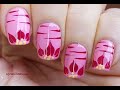 Pink FLOWER NAILS Inspired By Winnie The Pooh Piglet / Cute Nail Art Ideas 2022