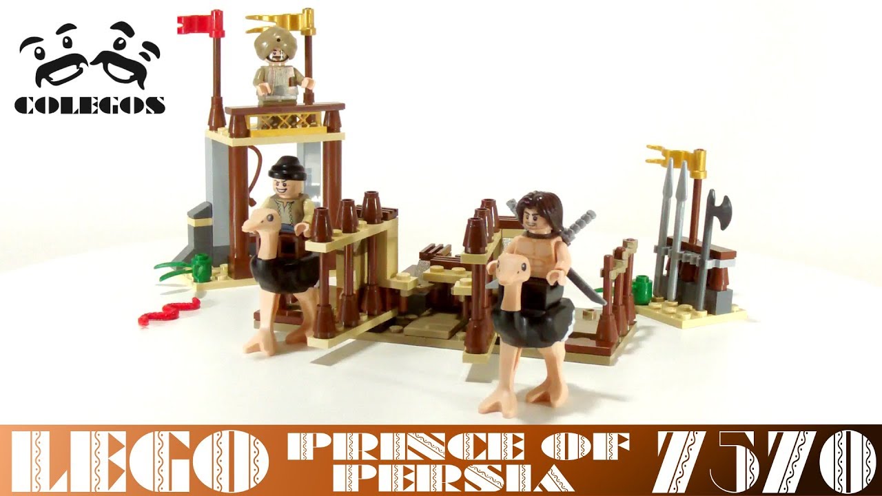 Lego Prince Of Persia 7570 The Ostrich Race - Lego Speed Build