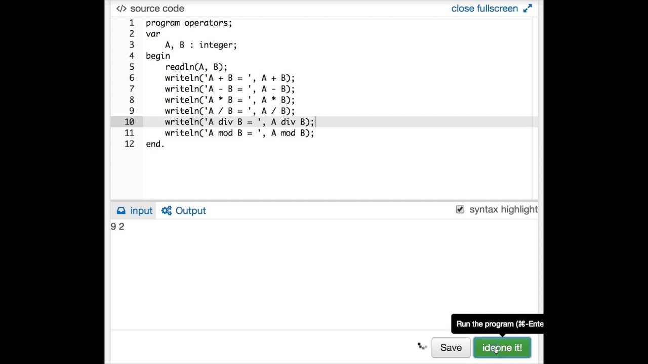 assignment operator in pascal