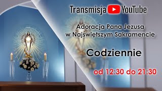 Adoracja Najświętszego Sakramentu w Skrzatuszu (12:30-21:30) transmisja na żywo