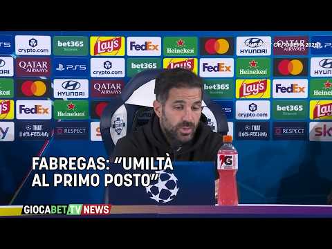 Video Como - Fabregas: Umiltà al primo posto