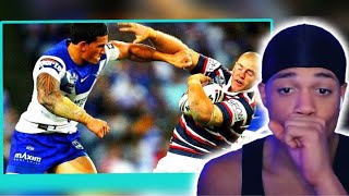 AMERICAN'S FIRST TIME WATCHING Sonny Bill Williams NRL Big Hits!!