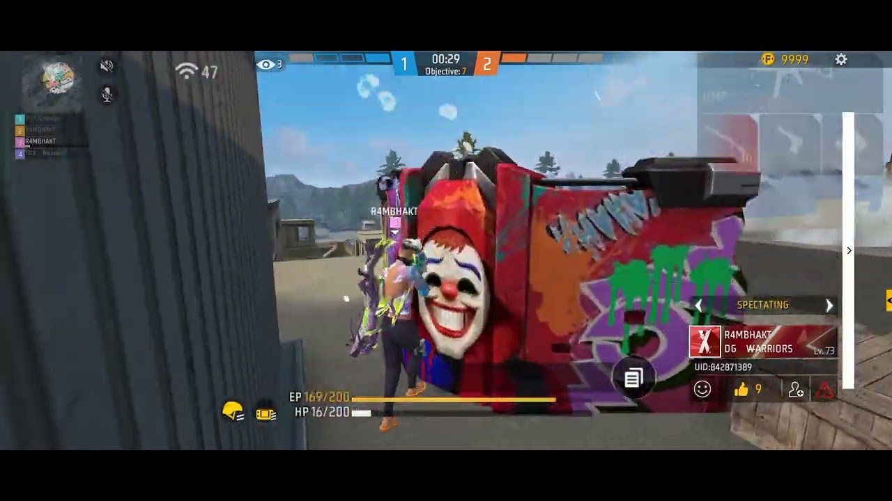 R4MBHAKT PAID CUSTOM 4v4 AGAINST PC PLAYER 🗿 