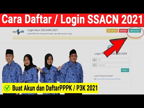 Cara Daftar atau Buat Akun dan Login SSCASN 2021 PPPK Guru, CPNS dan PPPK Non Guru