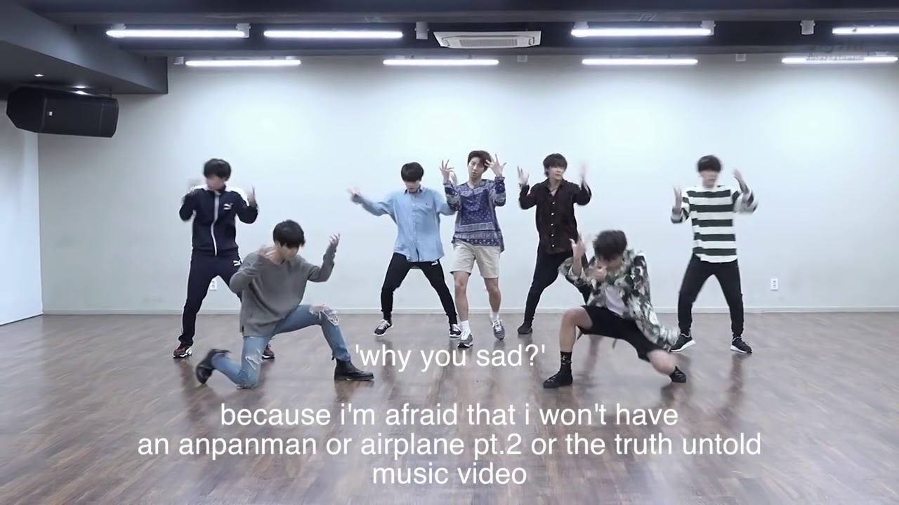 bts crack / things you didn't notice in fake love choreography version