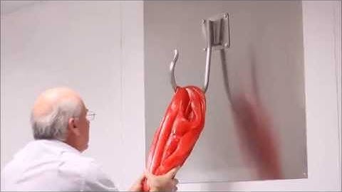 Candy being pulled on a Loynds Candy Pulling Hook