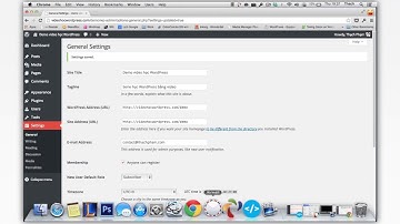 Tự học WordPress bài 8 - Quản lý Users - Hướng dẫn cấu hình mục Settings và Tools
